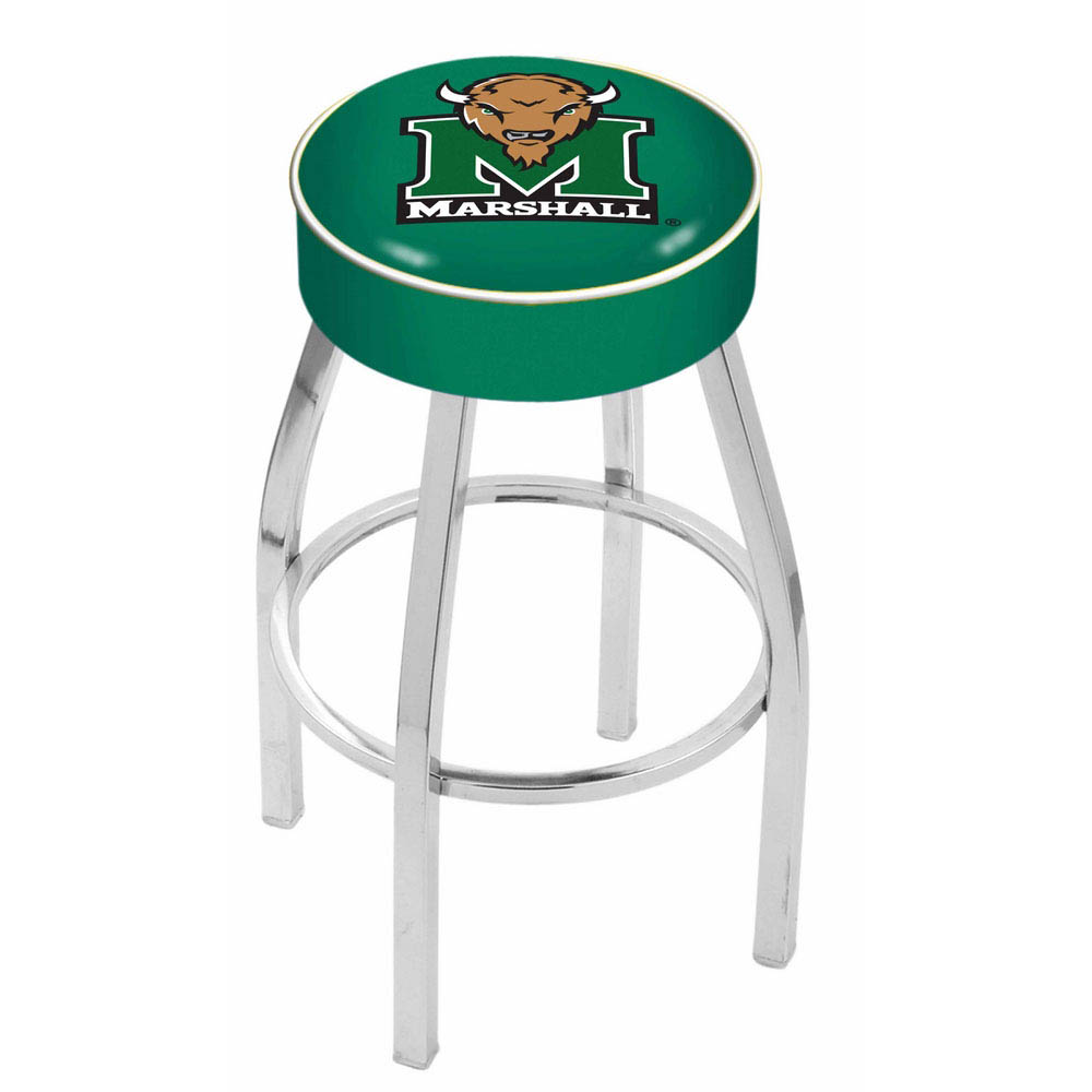 inch Marshall Logo Swivel Bar Stool w/ Chrome Base