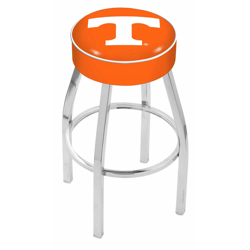 inch Tennessee Logo Swivel Bar Stool w/ Chrome Base