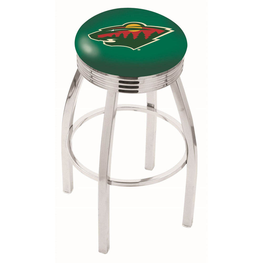 Minnesota | Swivel | Accent | Chrome | Stool | Wild