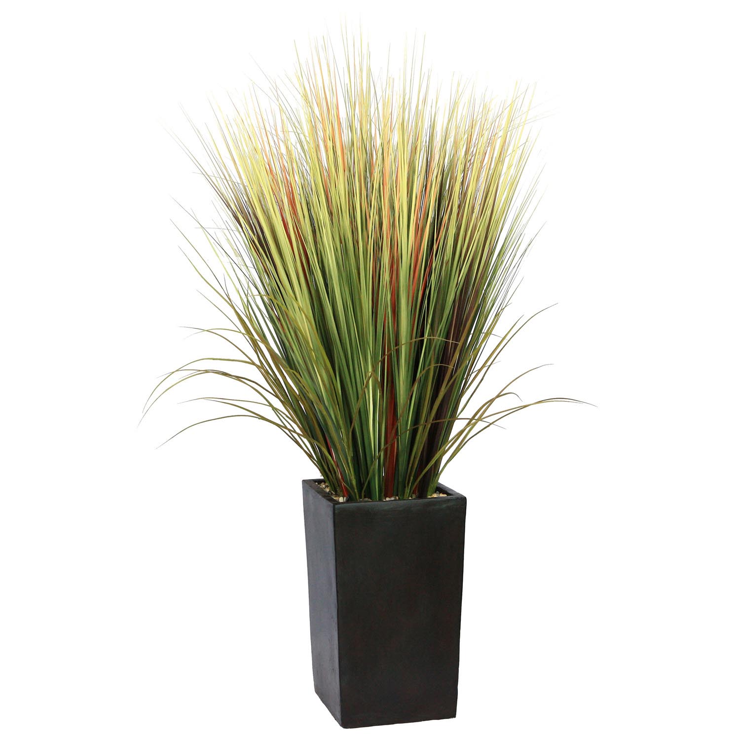 Laura Ashley 5 Foot Grass Floor Plant In Contemporary Planter