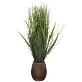 Vintage Home 28 inch Plastic Onion Grass in Ceramic Pot