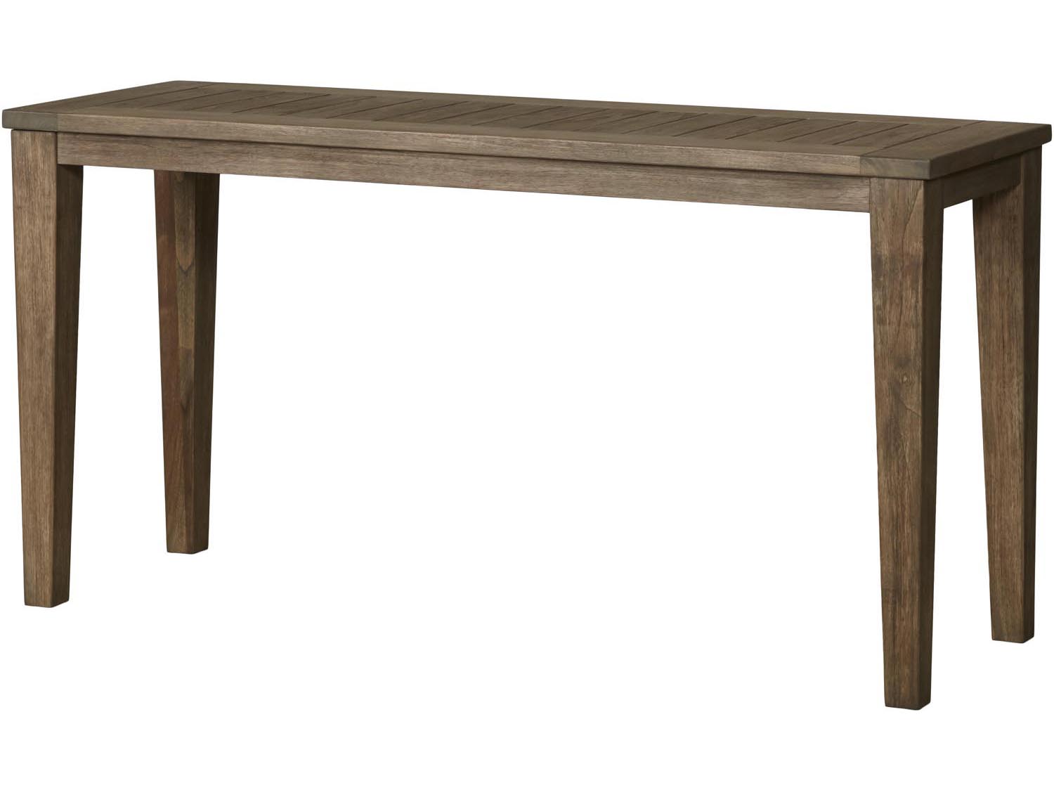 Lloyd Flanders Wildwood 58 inch Rectangular Tapered Leg Console Table
