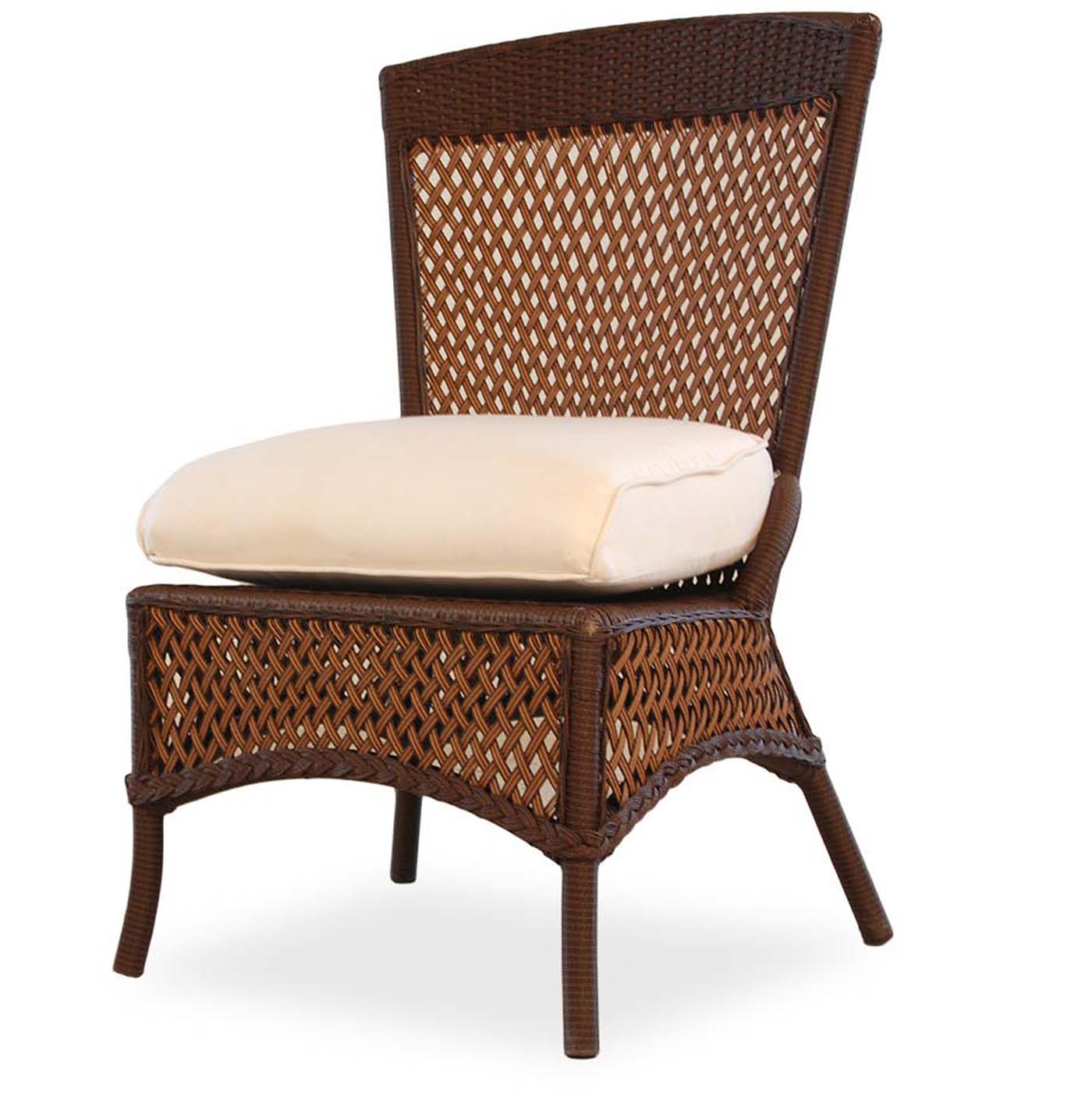 Lloyd Flanders Grand Traverse Wicker Outdoor Side Dining Chair