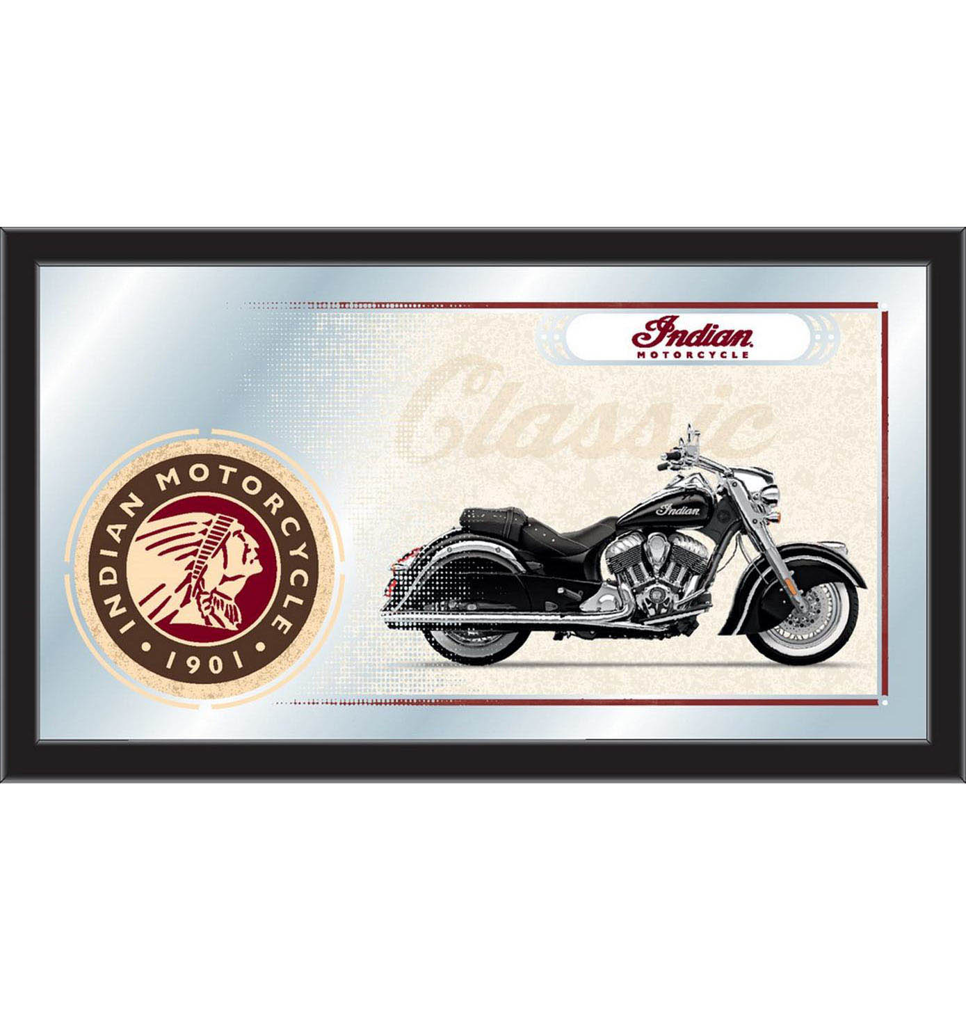 Indian Motorcycle Logo Mirror