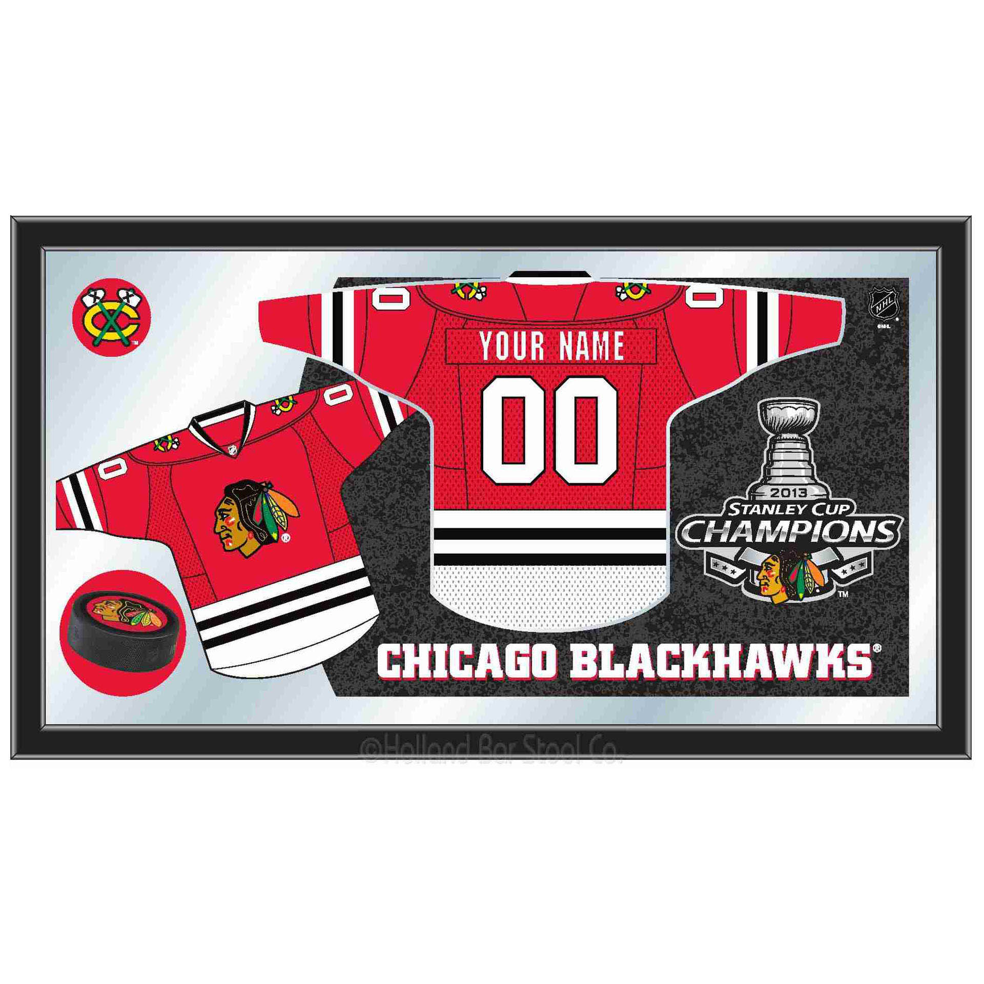 Chicago Blackhawks Jersey Mirror