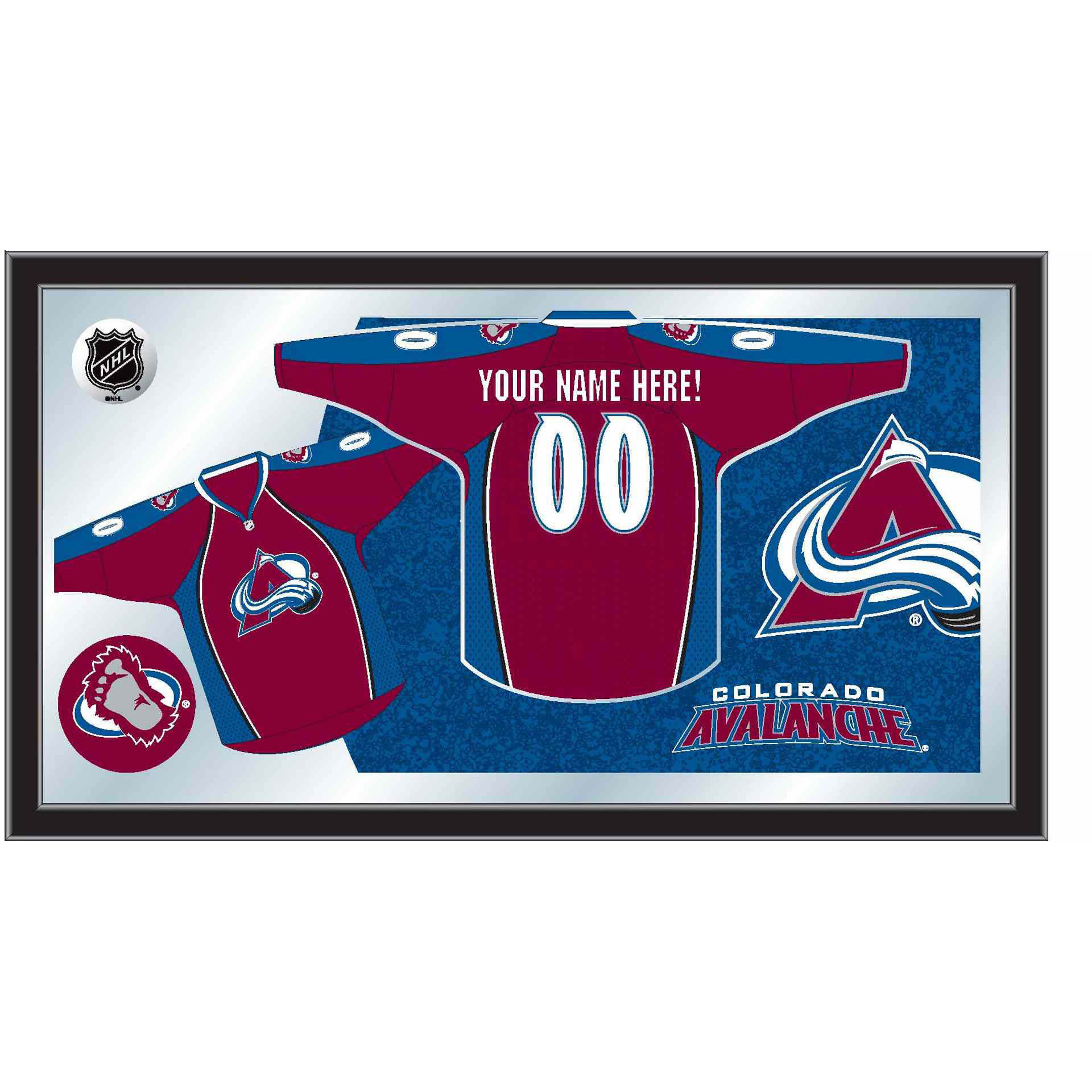 Colorado Avalanche Jersey Mirror