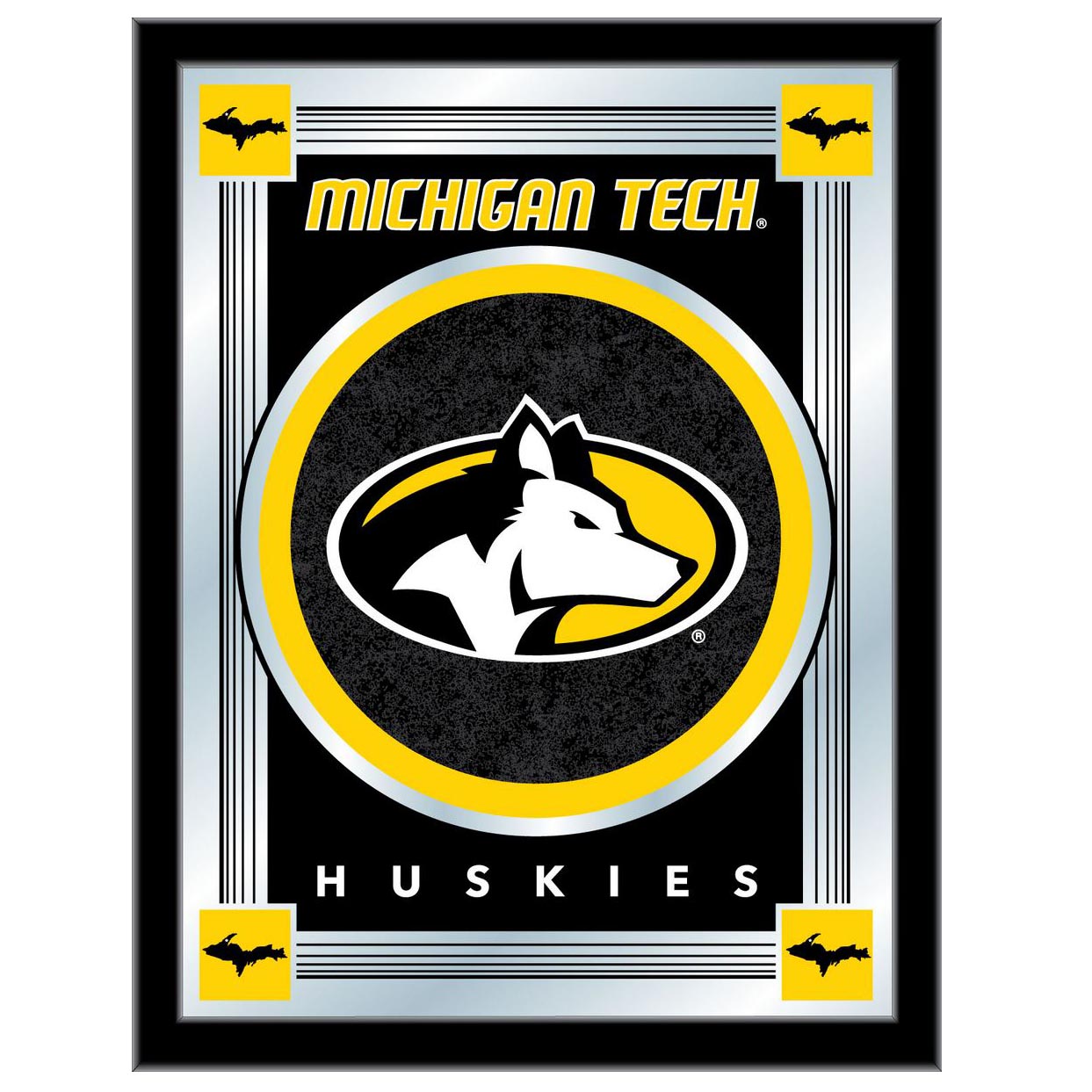 Michigan Tech University Logo Mirror