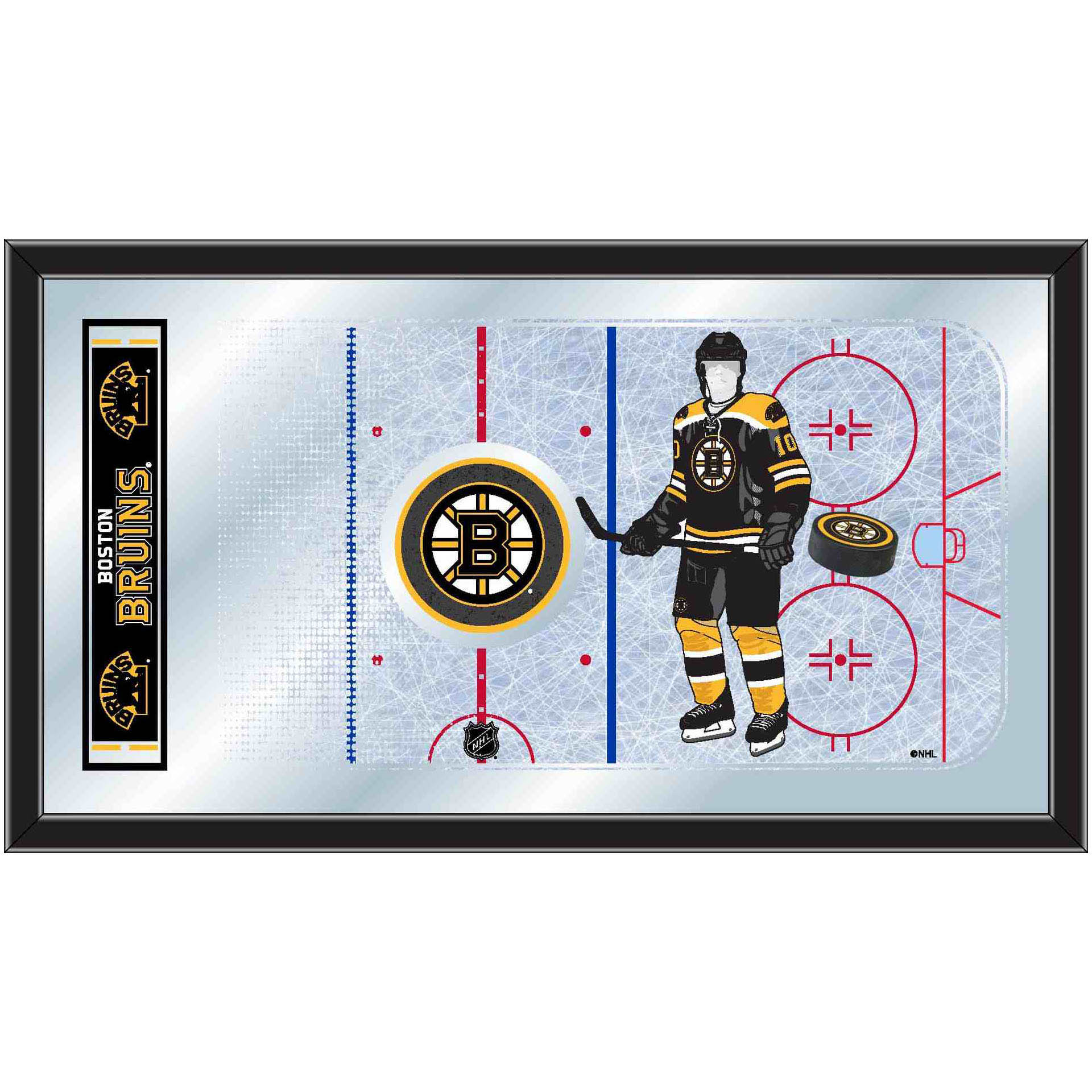 Boston Bruins Hockey Rink Mirror