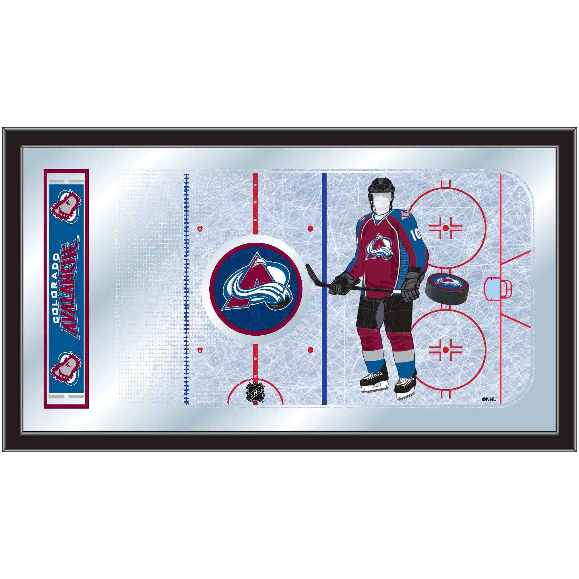 Colorado Avalanche Hockey Rink Mirror