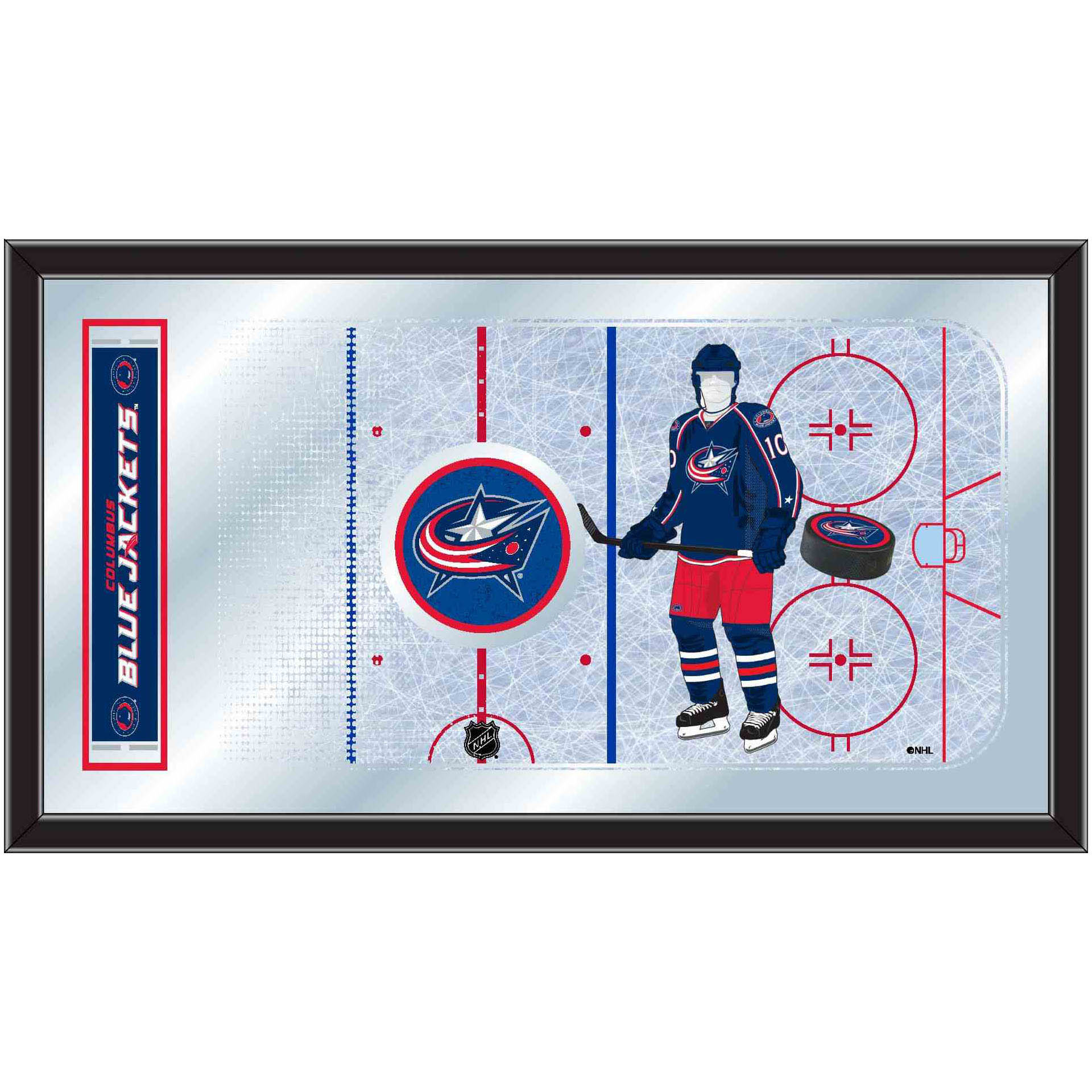 Columbus Blue Jackets Hockey Rink Mirror