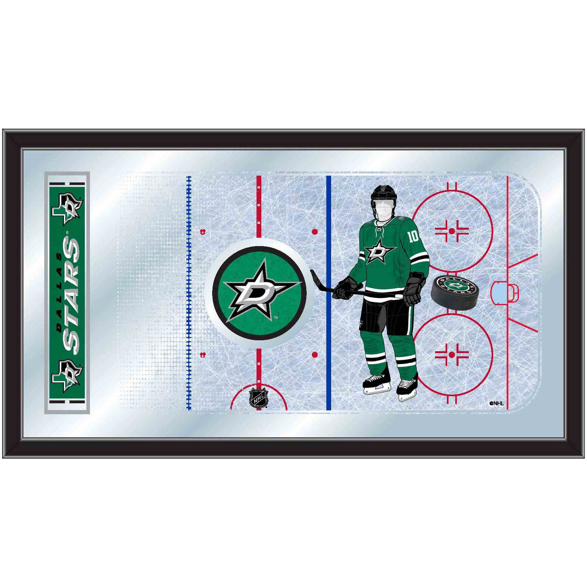 Dallas Stars Hockey Rink Mirror