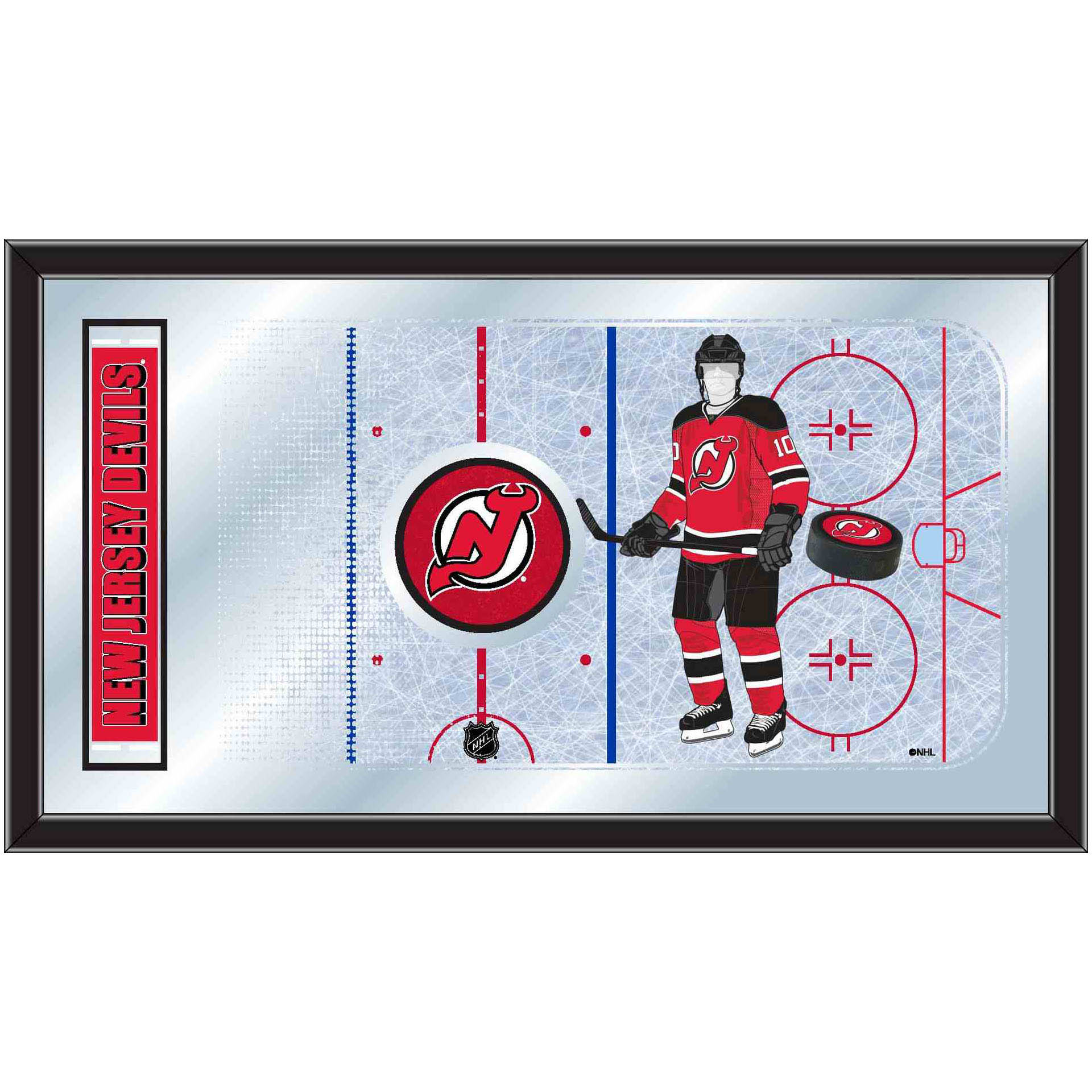 New Jersey Devils Hockey Rink Mirror