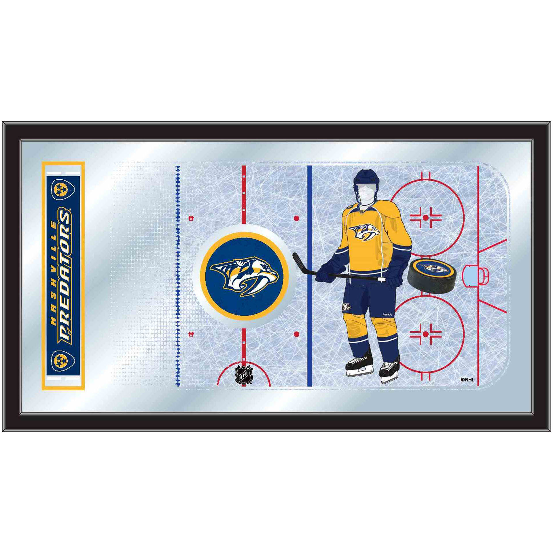 Nashville Predators Hockey Rink Mirror