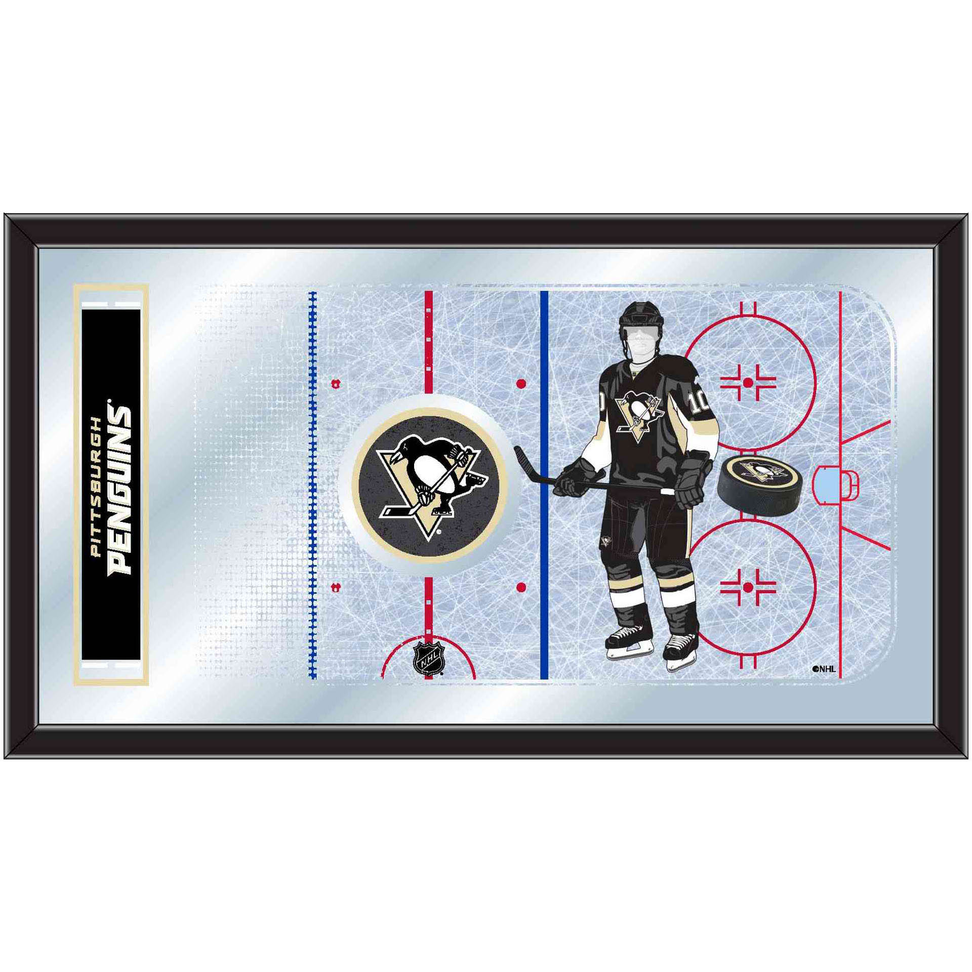 Pittsburgh Penguins Hockey Rink Mirror