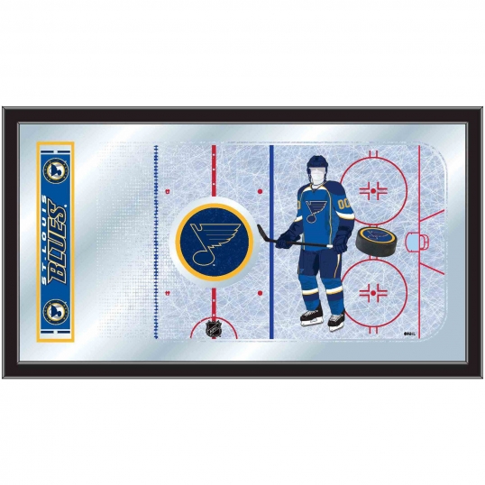St Louis Blues Hockey Rink Mirror