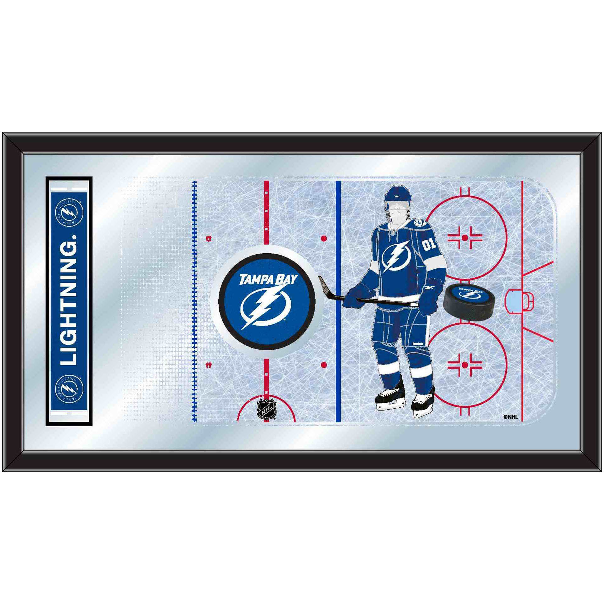 Tampa Bay Lightning Hockey Rink Mirror