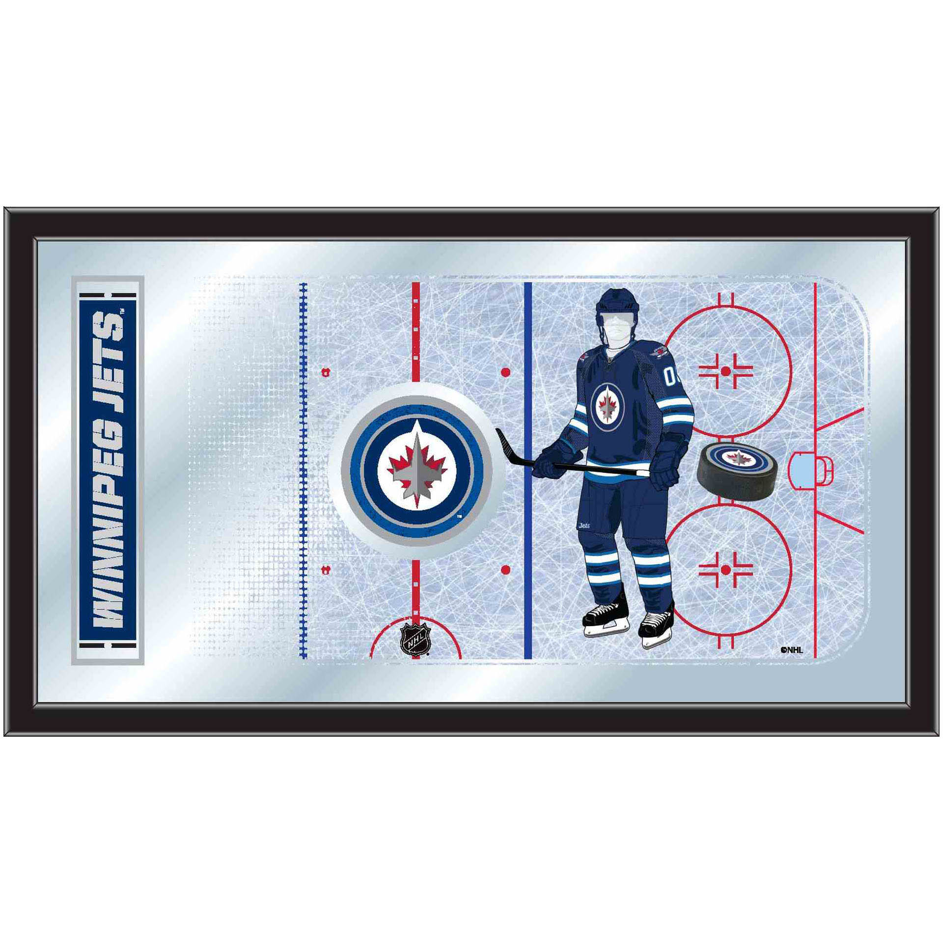 Winnipeg Jets Hockey Rink Mirror