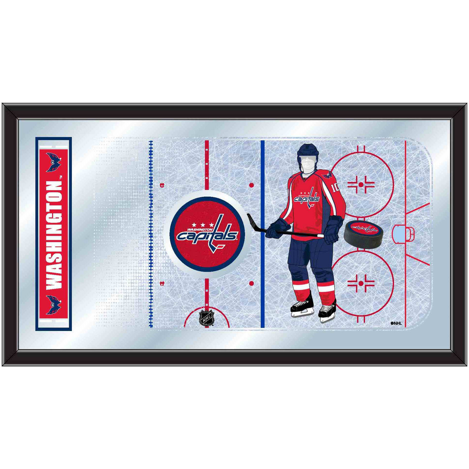 Washington Capitals Hockey Rink Mirror