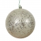 8 inch Champagne Sequin Ball Ornament