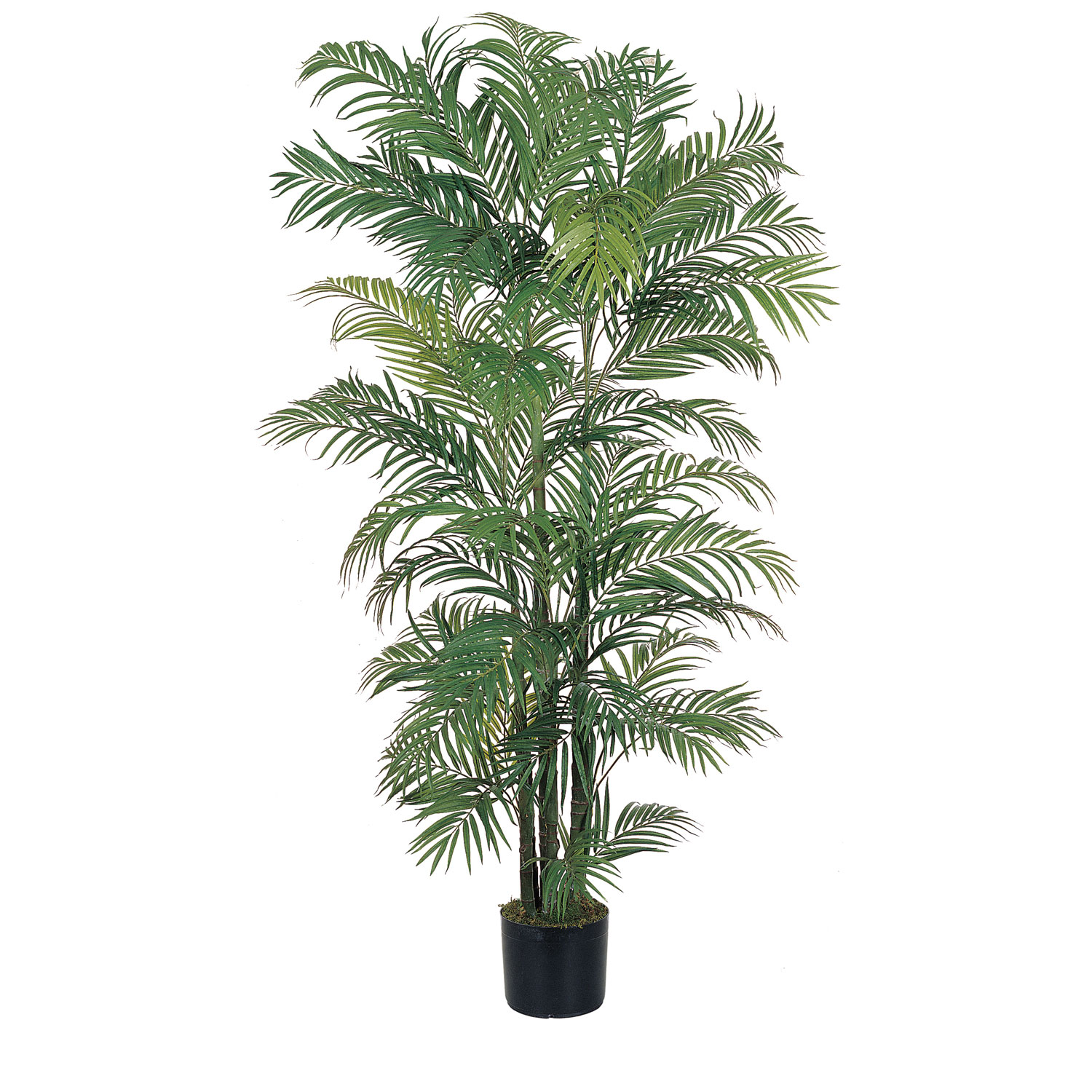 6 Foot Artificial Areca Palm Tree: Potted