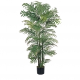 6 foot Artificial Areca Palm Tree: Potted