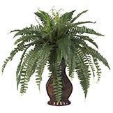 28 inch Boston Fern in Urn