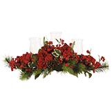 Hydrangea Holiday Candelabrum