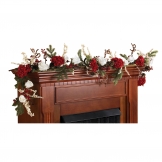 72 inch Hydrangea and White Roses Garland