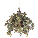 22 inch Grape Leaf Hanging Basket