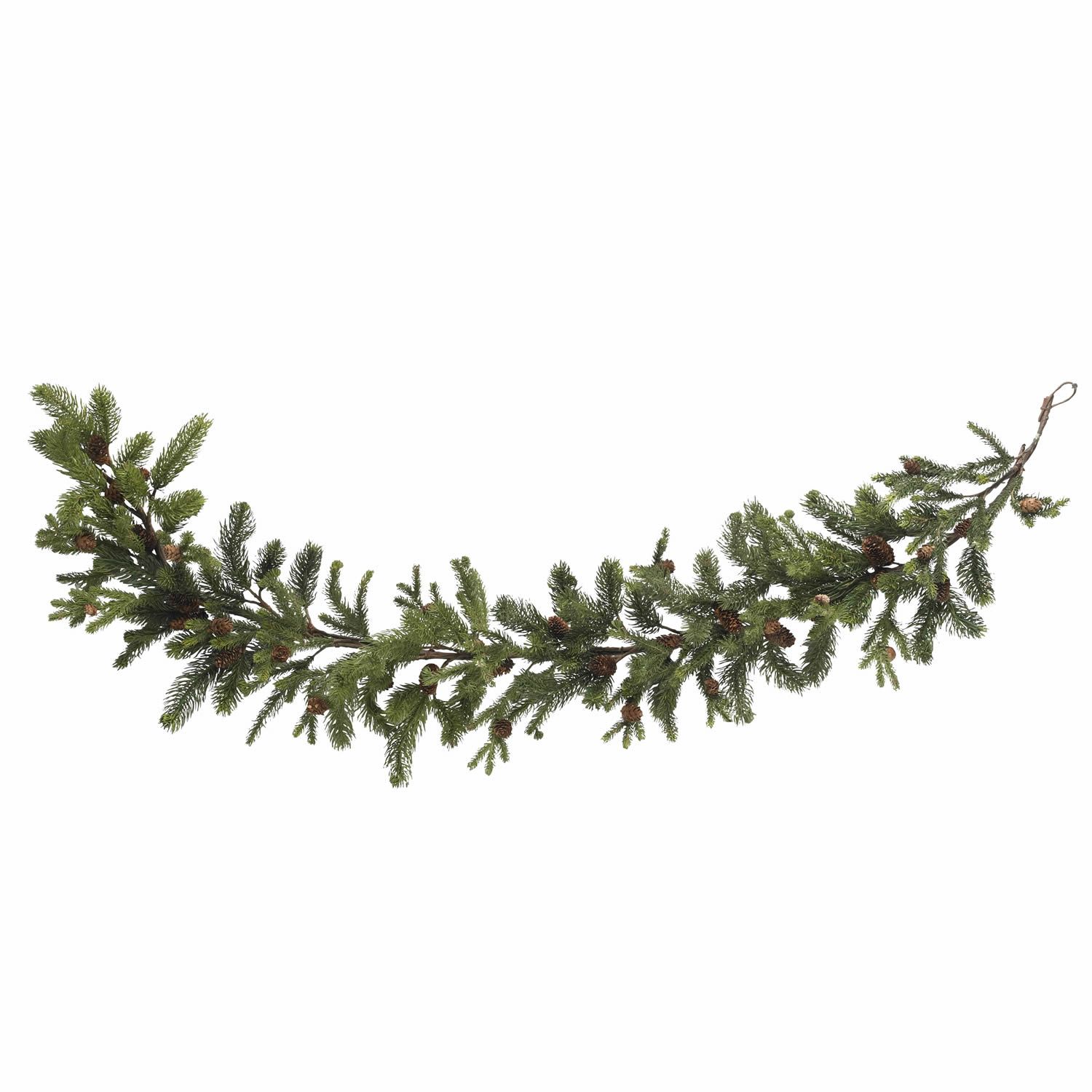 60 Inch Pine And Pinecone Garland