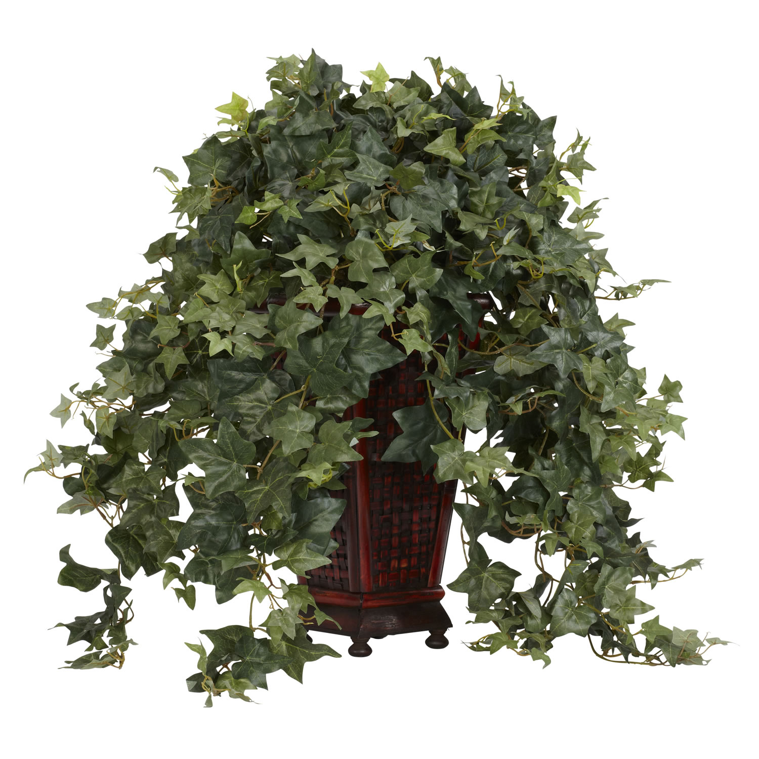 34 Inch Vining Puff Ivy In Decorative Vase
