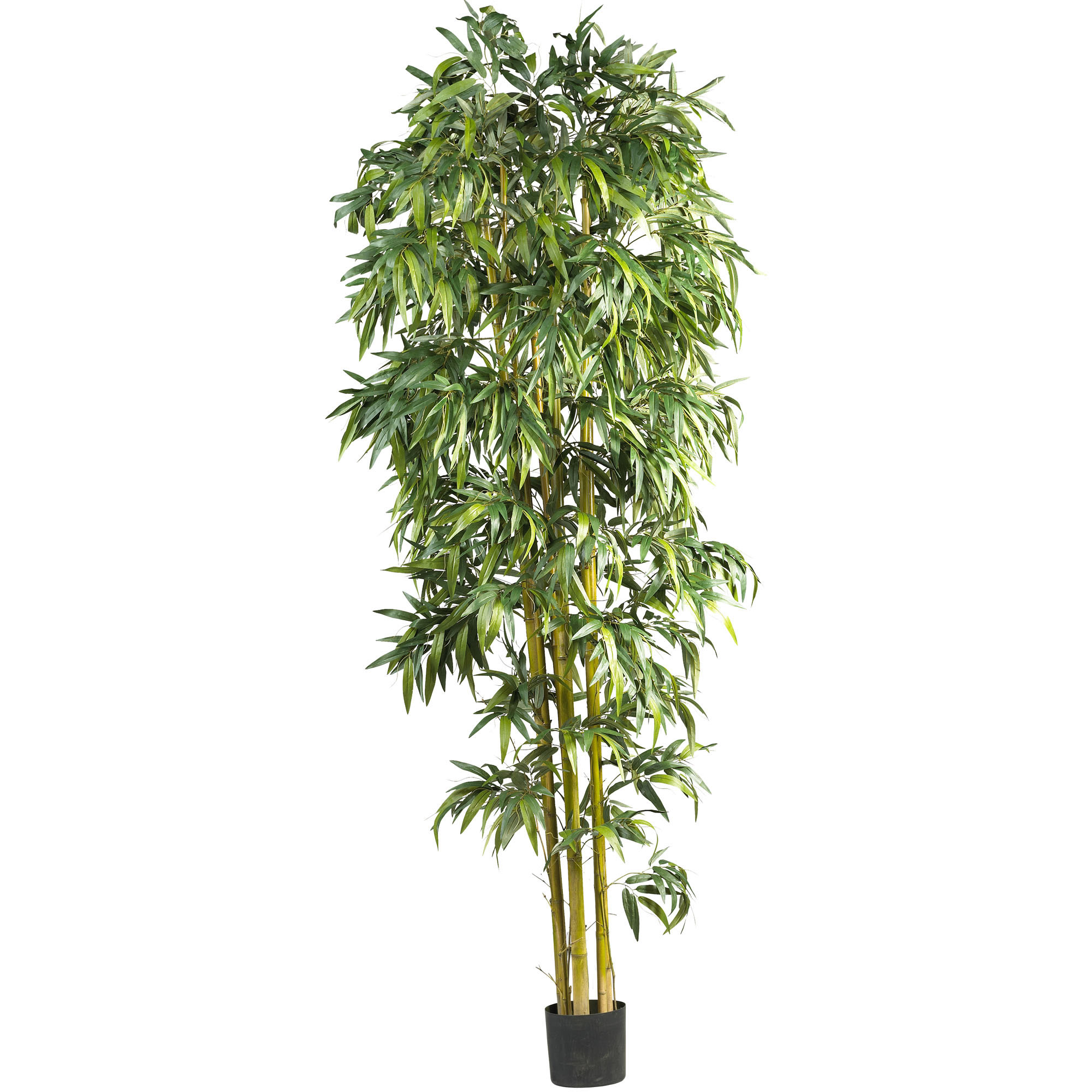 8 foot Silk Indoor Biggy Style Bamboo Tree: Potted