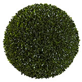 14 inch Outdoor Lush Faux Boxwood Ball