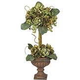 Silk Artichoke Topiary