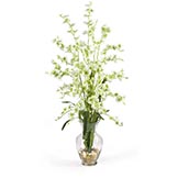 Dancing Lady Silk Arrangement in Acrylic Water