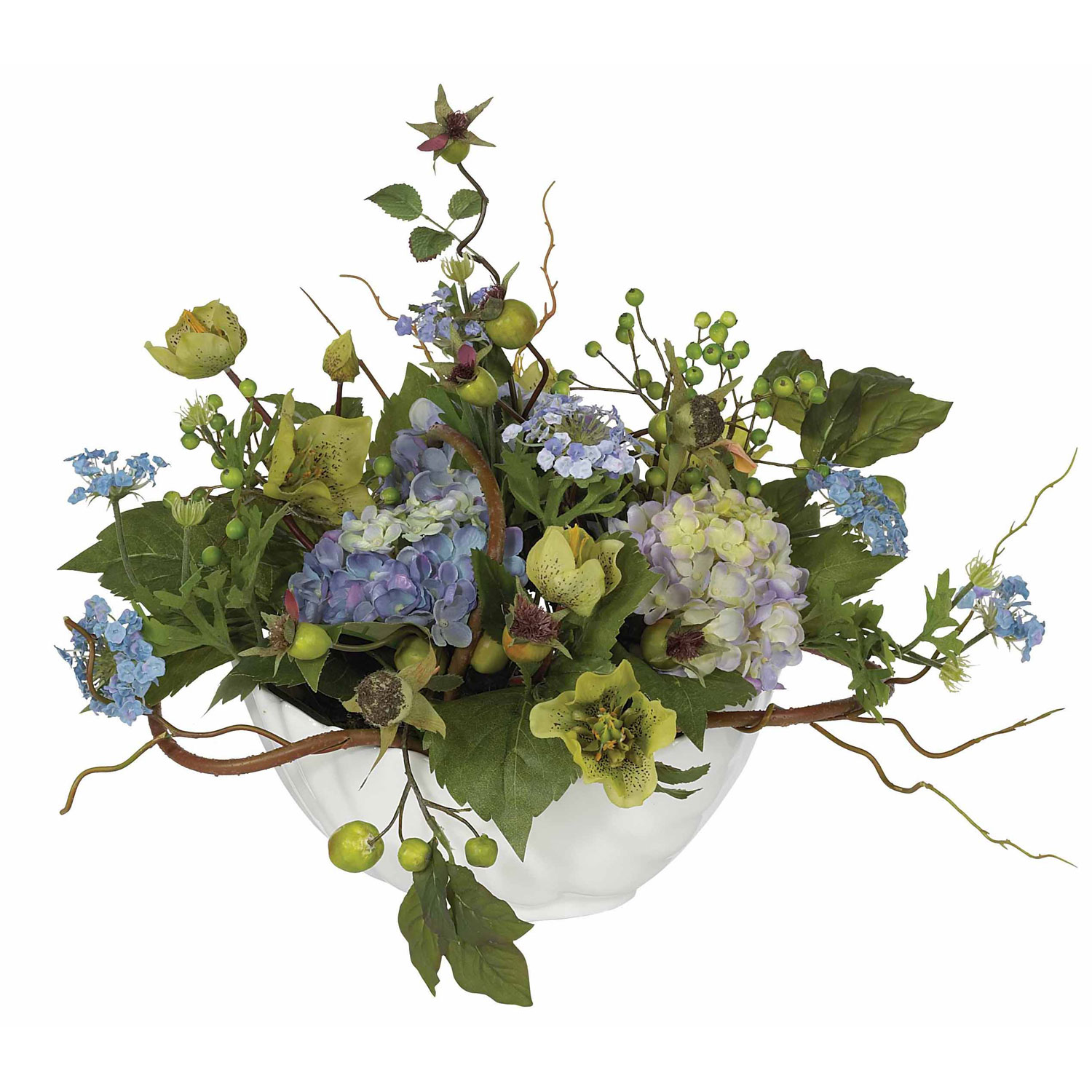 Silk Hydrangea Centerpiece