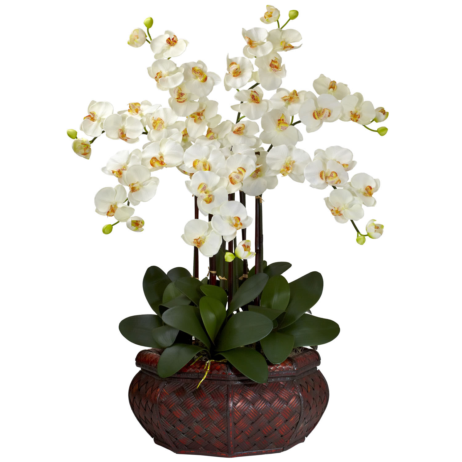 Large Phalaenopsis Orchid Silk Flower Arrangement  1201