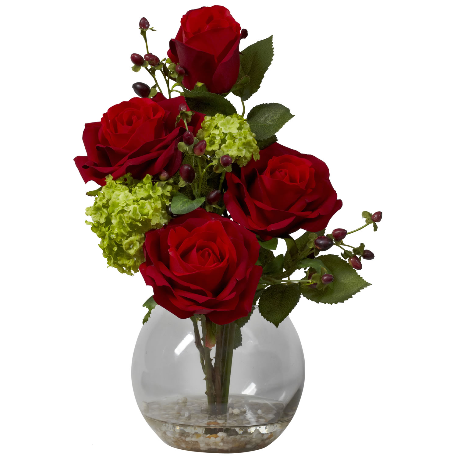 Rose and Hydrangea Silk Arrangement