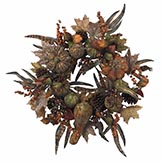 28 inch Autumn Pumpkin Wreath