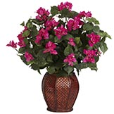 Silk Bougainvillea in Decorative Planter