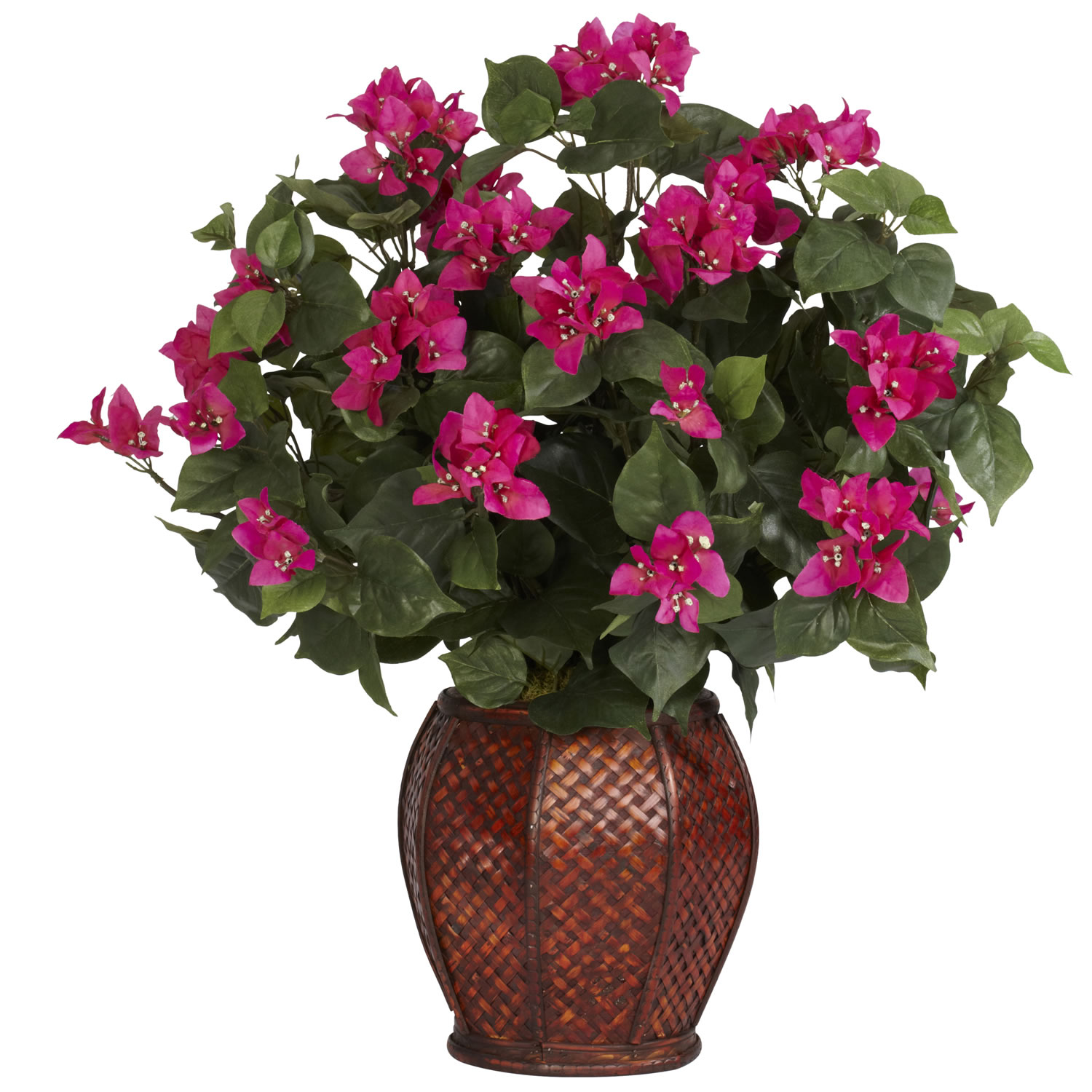 Silk Bougainvillea in Decorative Planter 6652
