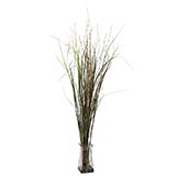 46 inch Grass and Bamboo in Glass Vase