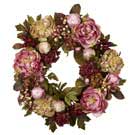 24 inch Peony Hydrangea Wreath