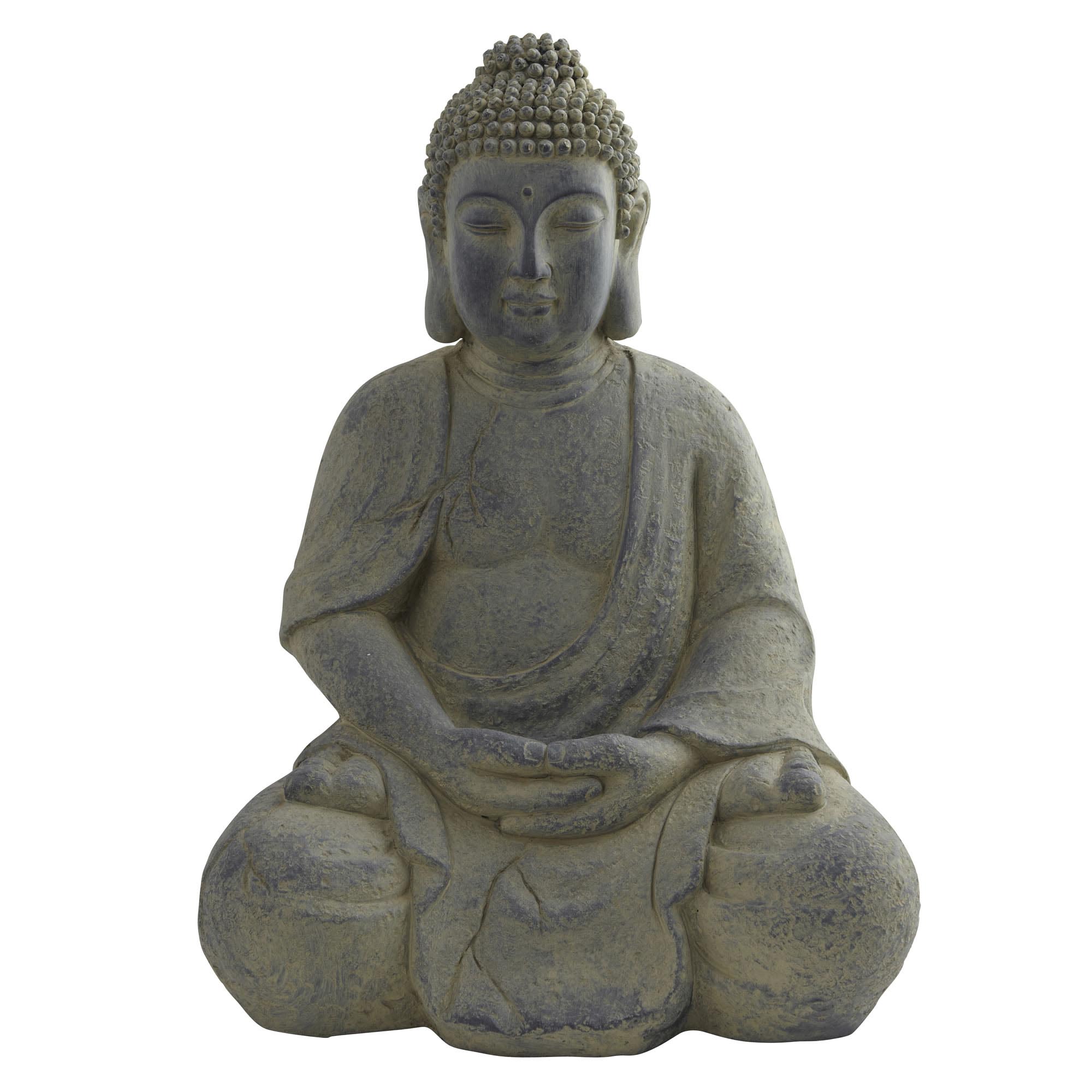 inch Artificial Buddha Statue (Indoor/Outdoor)