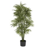 4 foot Artificial Plastic Parlour Palm Tree: Potted