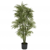 4 foot Artificial Plastic Parlour Palm Tree: Potted