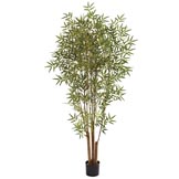 6 foot Artificial Japanese Bamboo Tree: Potted