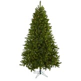 7.5 foot Artificial Windermere Christmas Tree: Clear Lights