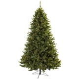 7.5 foot Artificial Majestic Pine Christmas Tree: Clear Lights
