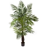 6 foot Artificial Areca Palm Tree: Potted